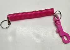 Pink Coil Keychain Stretchy