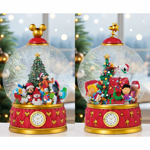 Christmas snow globe - globe, with