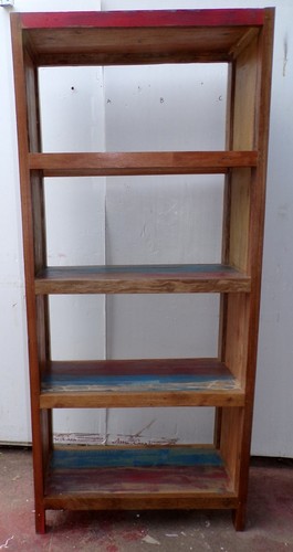 Teak wood recycled boat - recycled,