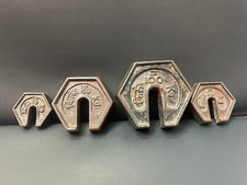 Old 4 Pcs Hexagonal Iron