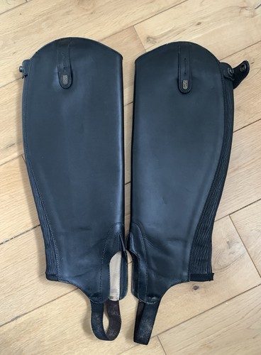 Tredstep black half chaps - tredstep,