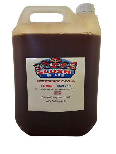 Cherry cola slush puppy syrup - slush,