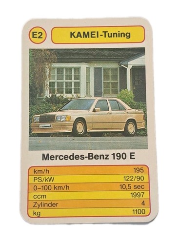 Mercedes benz 190 e2 kamei - mercedes-benz,