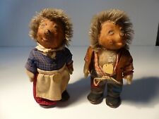 Steiff - Couple hérisson MECKI et MICKI - Vintage 1950