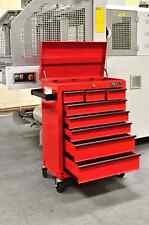 Hilka tool storage chest trolley portable red metal garage roll cabinet toolbox