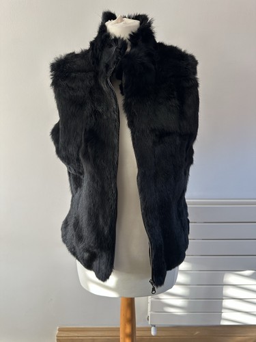 Black adrienne landau rabbit - adrienne,
