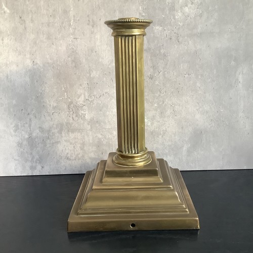 Antique reeded column cast - reeded,