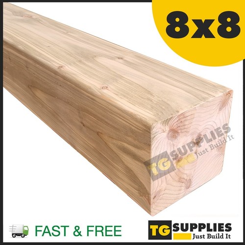8x8 treated timber - treated,