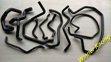 For Ford Focus ST170 2.0L 2002-2004 SILICONE Radiator&Heater Hose BLACK  11PCS