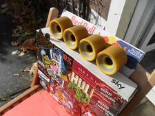 YELLOW OSPREY LONGBOARD WHEELS