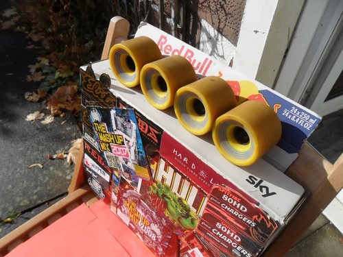 Yellow osprey longboard wheels - osprey,