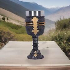 Crusader Knight Goblet Medieval Ornament Knights Chalice Templar Drinking Cup
