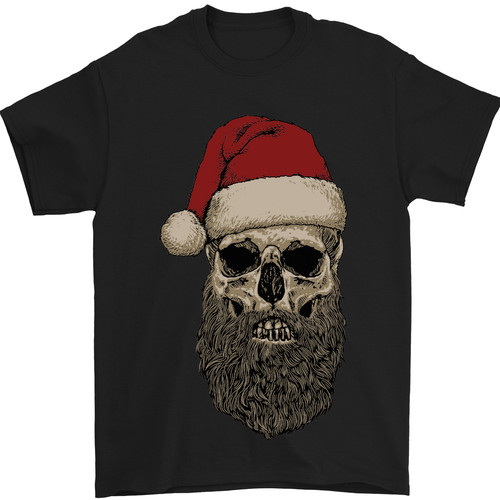 Santa skull gothic heavy metal - santa,