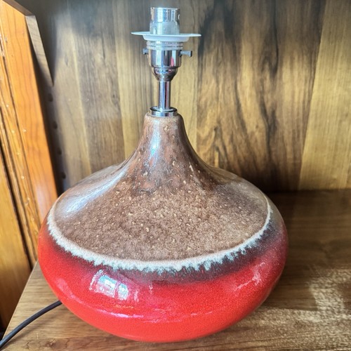 Large table lamp red almost - lamp,