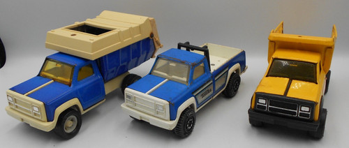 Vintage tonka toys garbage bin - tonka,