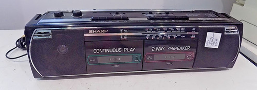 Sharp 268e stereo radio - wq-268e,