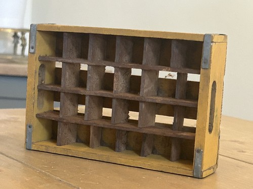 Vintage small wooden - wooden, coca-cola
