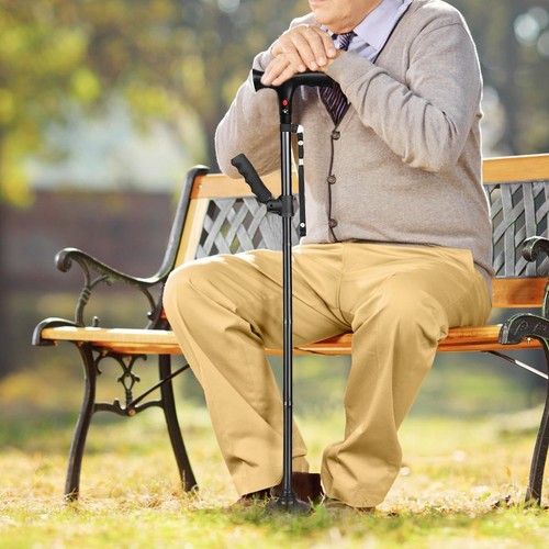 Elder folding walking stick - elder,