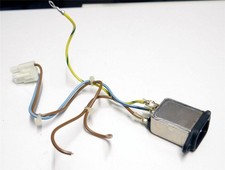 Icom IC-736 mains socket with