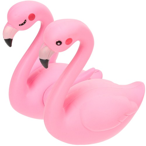 2pcs durable pink - pink, flamingo