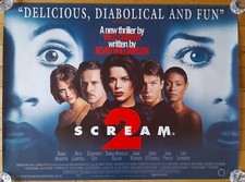 SCREAM 2 ORIGINAL UK QUAD POSTER (ROLLED)