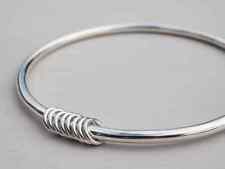 925 Sterling Silver Bangle Hammered Bangle Handmade Designer Bangle A 2