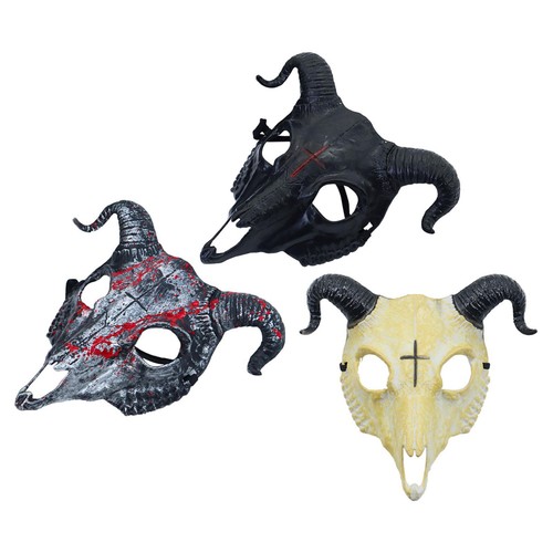 Halloween mask sheep head - mask,