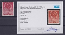Berlin 1950 Marshall Plan 20 Pf Mi. No. 71 MNH ** findings Schlegel BPP