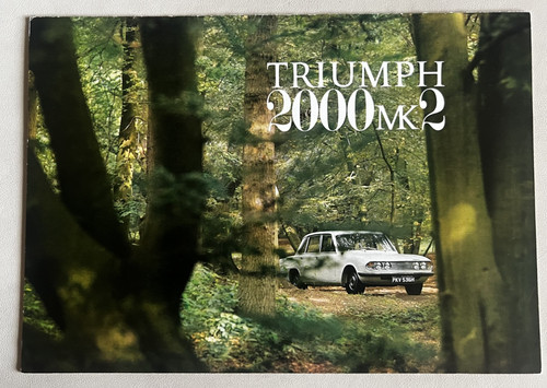 Triumph 2000 car brochure - car,