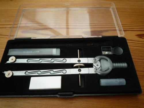 Vintage compass drawing set - vintage,