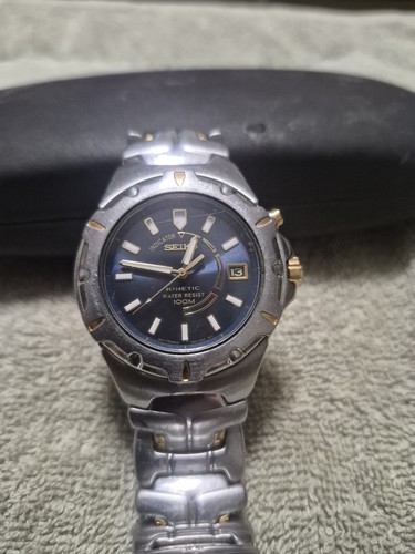 Seiko men 5m62 0a79 kinetic - seiko, men's