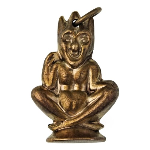 Vintage brass lucky pixie - brass,