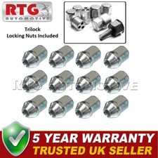 12x Nuts + 4x Trilock Locking Nuts For Toyota MR2 Mk1 1984-1989 (Steel Wheels)