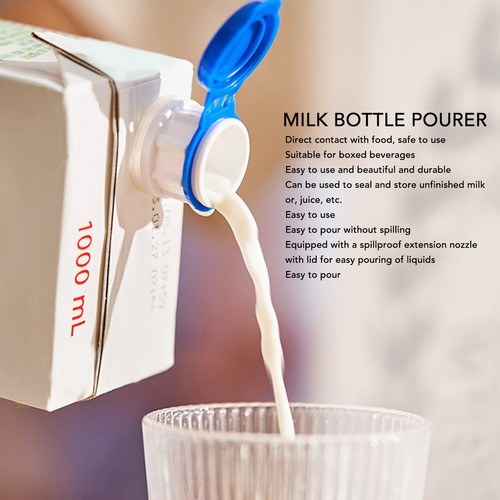 Bottle pourer milk drinks - pourer,