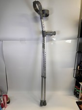 Coopers Pair Double Adjustable Elbow Crutches Soft Handles & Lightweight