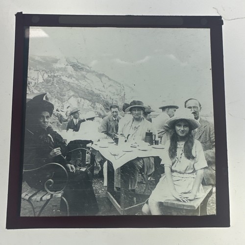 Antique magic lantern slide - antique,