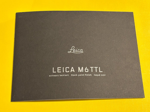 Leica brochure for - , m6