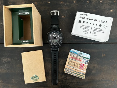 Casio pro trek prg - 550, black
