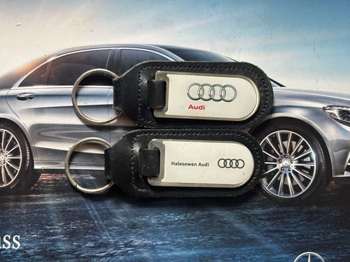 Two genuine audi keyrings - audi,