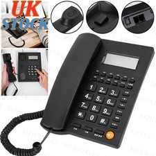 Loud Corded Telephone Desk Landline Phone Desktop House Phone for Seniors Caller