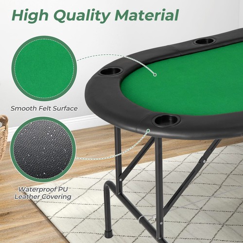 Foldable poker table eight - foldable,