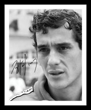 Ayrton Senna Autograph Signed & Framed Photo