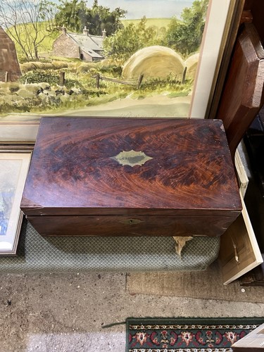 Antique mahogany and brass - mahogany,