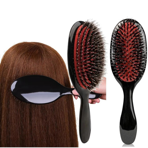 Natural boar bristle hair - natural,