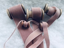 Dusty Pink  Velvet Ribbon By Berisfords  Choice of Widths and  Lengths