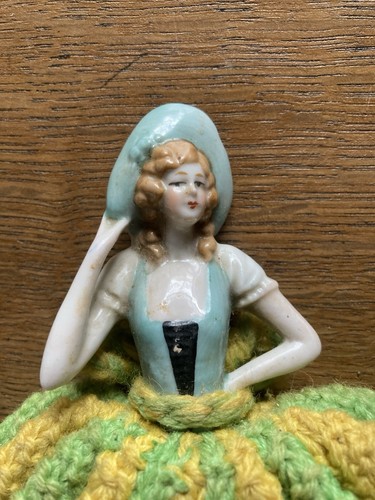 Half doll antique - half, porcelain