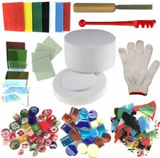 Microwave Kiln and Professional Jewelry DIY Fusing Glass Tools Set
