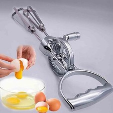 Double Wheel Kitchen Mixer Vintage Rotary Hand Whisk Egg Whisk Hand Beater Mixer