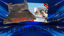 PERSONALISED FAUX FUR CAT