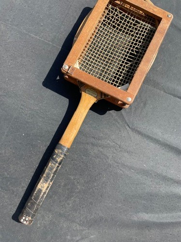 Vintage wooden tennis - wooden, racket